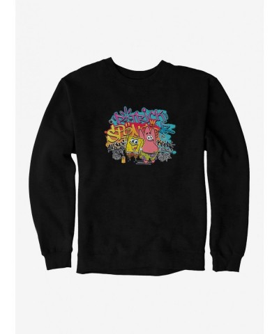 Limited-time Offer SpongeBob SquarePants Hip Hop Duo Sweatshirt $10.63 Sweatshirts