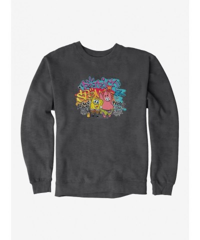 Limited-time Offer SpongeBob SquarePants Hip Hop Duo Sweatshirt $10.63 Sweatshirts