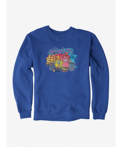 Limited-time Offer SpongeBob SquarePants Hip Hop Duo Sweatshirt $10.63 Sweatshirts