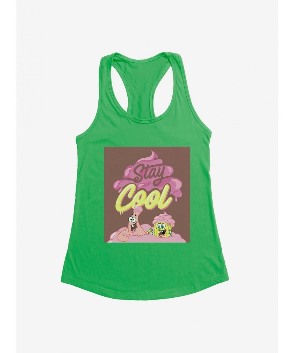 Sale Item SpongeBob SquarePants Stay Cool Whipped Girls Tank $9.56 Tanks