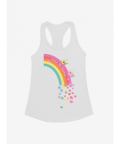 Festival Price SpongeBob SquarePants Patrick Follow The Rainbow Girls Tank $7.17 Tanks