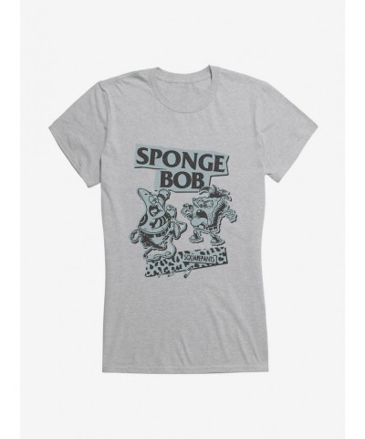 Cheap Sale SpongeBob SquarePants Punk Band Girls T-Shirt $9.96 T-Shirts