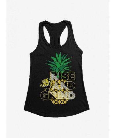 Premium SpongeBob SquarePants Rise And Grind Pineapple Girls Tank $6.57 Tanks