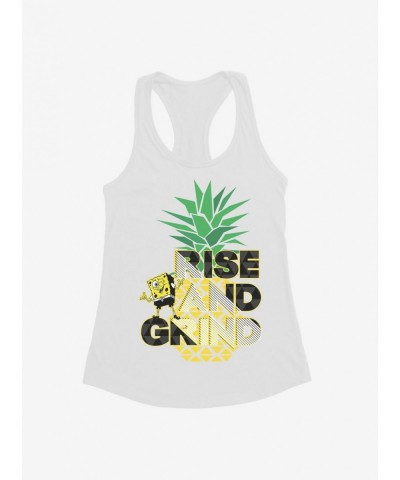 Premium SpongeBob SquarePants Rise And Grind Pineapple Girls Tank $6.57 Tanks