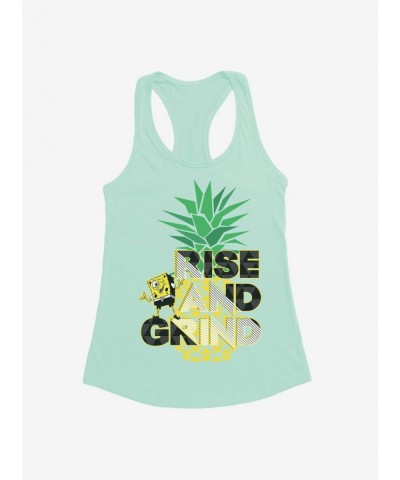 Premium SpongeBob SquarePants Rise And Grind Pineapple Girls Tank $6.57 Tanks