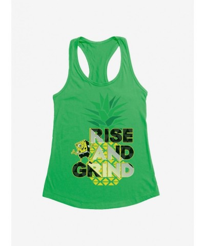 Premium SpongeBob SquarePants Rise And Grind Pineapple Girls Tank $6.57 Tanks