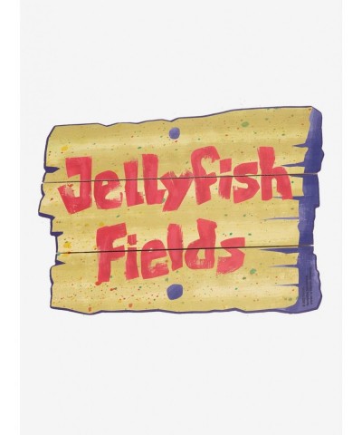 Hot Sale SpongeBob SquarePants Jellyfish Fields Wooden Wall Art $5.73 Merchandises