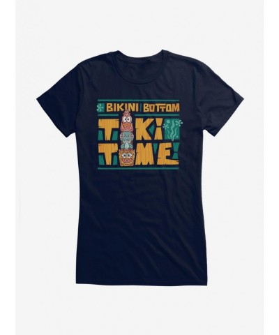 Premium SpongeBob Tiki Time Girls T-Shirt $6.97 T-Shirts