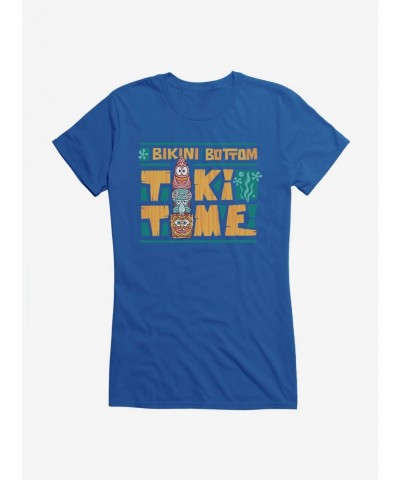 Premium SpongeBob Tiki Time Girls T-Shirt $6.97 T-Shirts