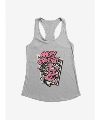 Pre-sale Discount SpongeBob SquarePants Punk Angry Starfish Girls Tank $6.37 Tanks