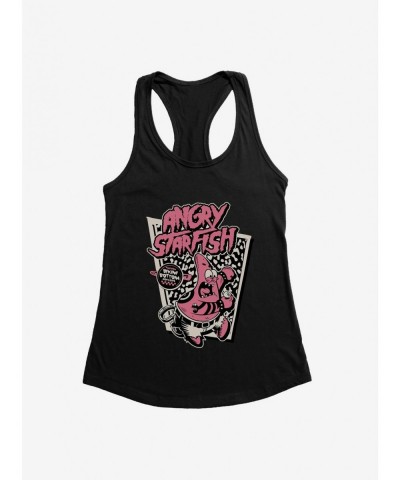 Pre-sale Discount SpongeBob SquarePants Punk Angry Starfish Girls Tank $6.37 Tanks