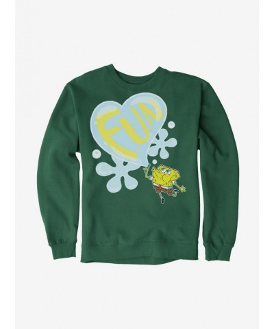 Exclusive SpongeBob SquarePants Fun Bubble Sweatshirt $14.46 Sweatshirts