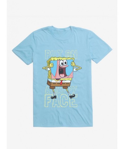 Sale Item SpongeBob SquarePants Put On A Happy Face SpongeBob T-Shirt $6.12 T-Shirts