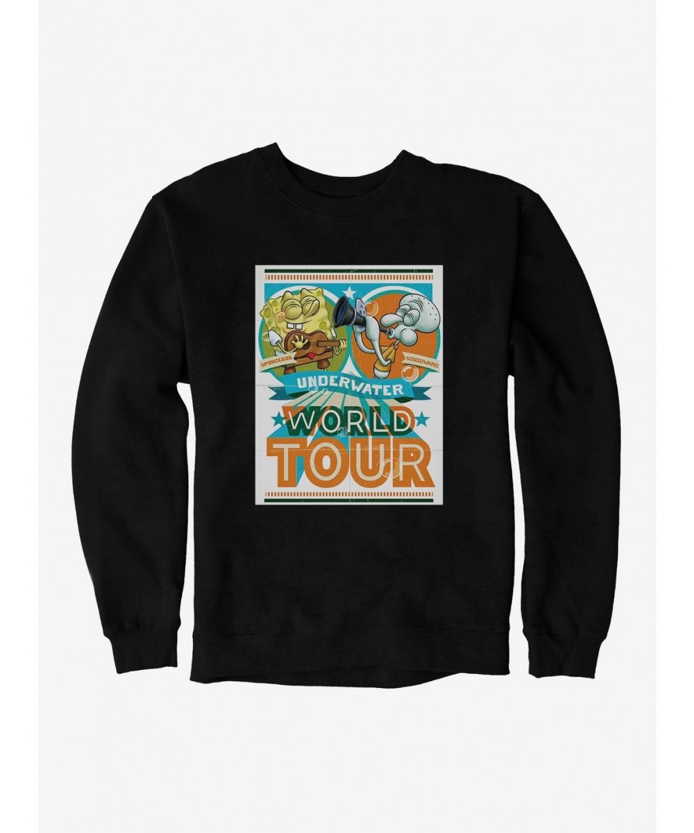 Clearance SpongeBob SquarePants Underwater World Tour Sweatshirt $11.22 Sweatshirts