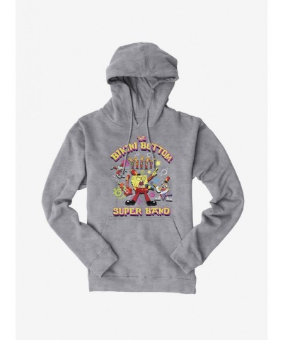 Exclusive Price SpongeBob SquarePants Bikini Bottom Super Band Hoodie $11.49 Hoodies