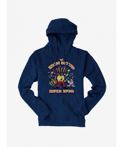 Exclusive Price SpongeBob SquarePants Bikini Bottom Super Band Hoodie $11.49 Hoodies