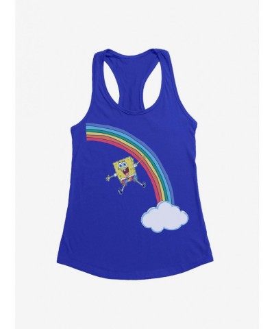 Special SpongeBob SquarePants Rainbow Cloud Girls Tank $6.18 Tanks