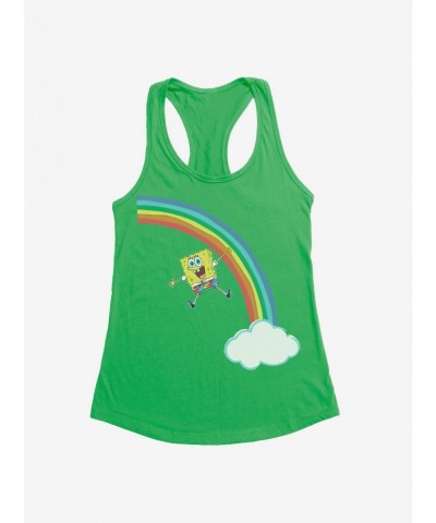 Special SpongeBob SquarePants Rainbow Cloud Girls Tank $6.18 Tanks