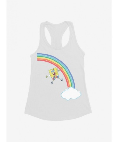 Special SpongeBob SquarePants Rainbow Cloud Girls Tank $6.18 Tanks