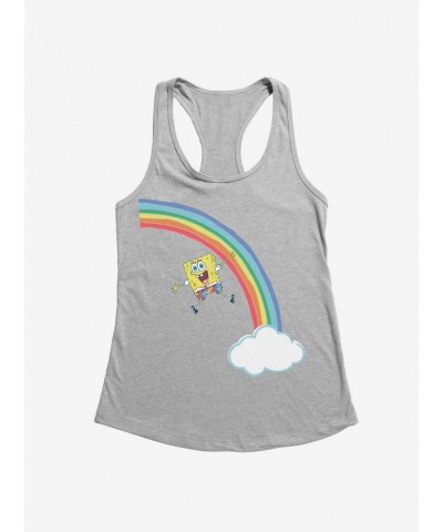 Special SpongeBob SquarePants Rainbow Cloud Girls Tank $6.18 Tanks