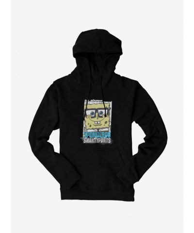 Fashion SpongeBob SquarePants SpongeBob SmartyPants Black Hoodie $11.85 Hoodies