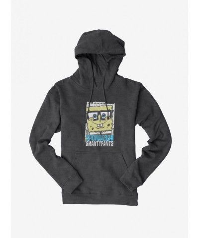 Fashion SpongeBob SquarePants SpongeBob SmartyPants Black Hoodie $11.85 Hoodies