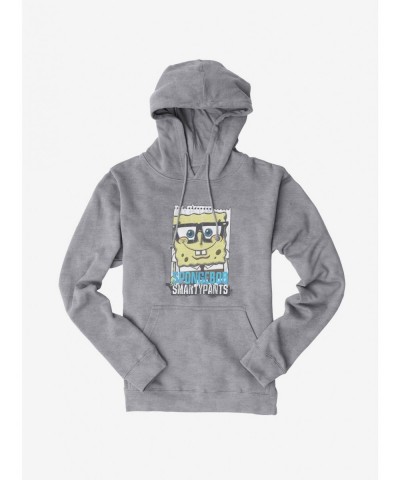 Fashion SpongeBob SquarePants SpongeBob SmartyPants Black Hoodie $11.85 Hoodies