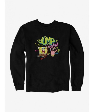 Trendy SpongeBob SquarePants Jump To It SpongeBob Patrick Sweatshirt $13.58 Sweatshirts