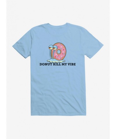 Big Sale SpongeBob SquarePants Gary Donut Kill My Vibe T-Shirt $6.50 T-Shirts