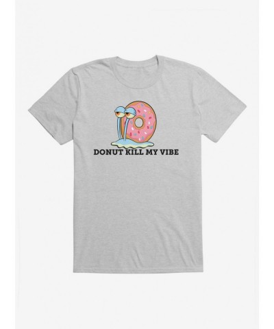 Big Sale SpongeBob SquarePants Gary Donut Kill My Vibe T-Shirt $6.50 T-Shirts