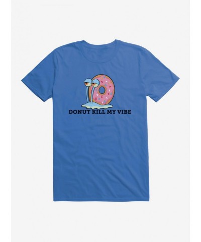 Big Sale SpongeBob SquarePants Gary Donut Kill My Vibe T-Shirt $6.50 T-Shirts