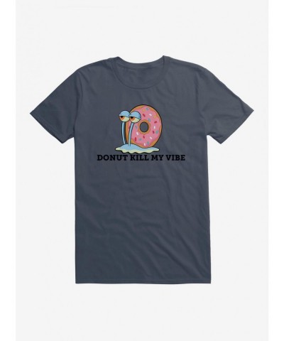 Big Sale SpongeBob SquarePants Gary Donut Kill My Vibe T-Shirt $6.50 T-Shirts