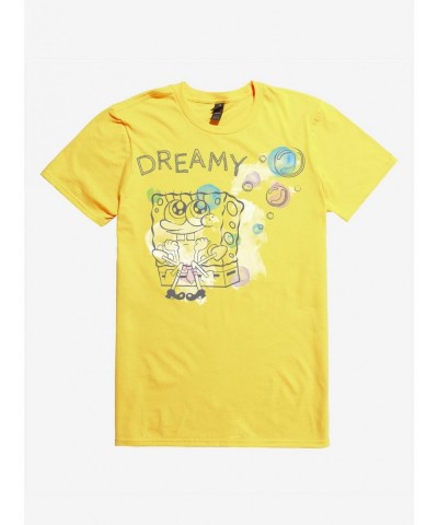 Seasonal Sale SpongeBob SquarePants Dreamy Sponge T-Shirt $5.74 T-Shirts