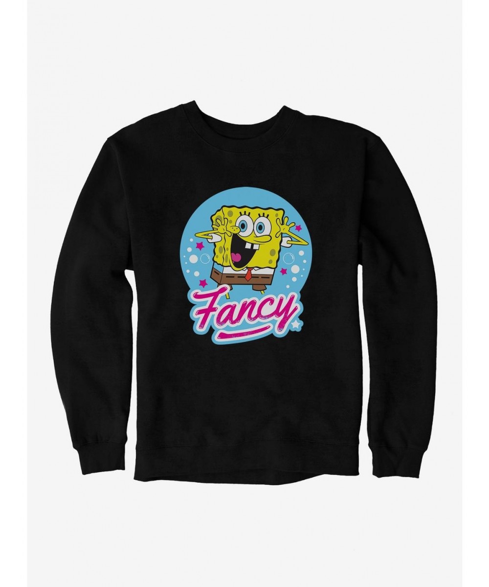 New Arrival SpongeBob SquarePants Fancy Sponge Sweatshirt $9.45 Sweatshirts