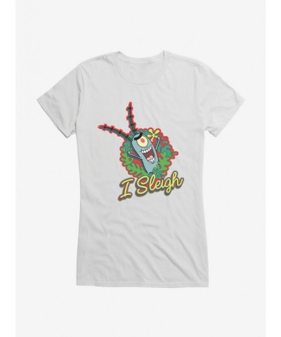 Exclusive Price SpongeBob SquarePants I Sleigh Girls T-Shirt $8.37 T-Shirts