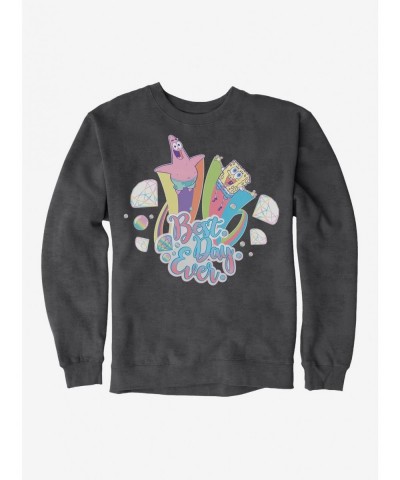 Premium SpongeBob SquarePants Best Day Ever Diamonds Sweatshirt $10.04 Sweatshirts