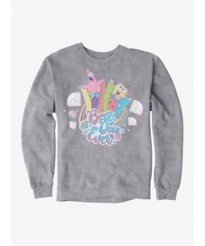 Premium SpongeBob SquarePants Best Day Ever Diamonds Sweatshirt $10.04 Sweatshirts