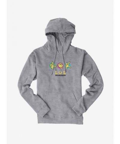 Trendy SpongeBob SquarePants LOL Hands Hoodie $16.88 Hoodies