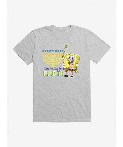 Discount Sale SpongeBob SquarePants I'm Ready For Hanukkah T-Shirt $7.84 T-Shirts