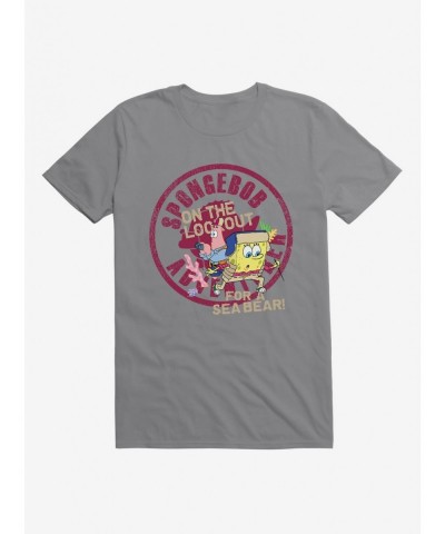 High Quality SpongeBob SquarePants Looking For A Seabear T-Shirt $8.99 T-Shirts