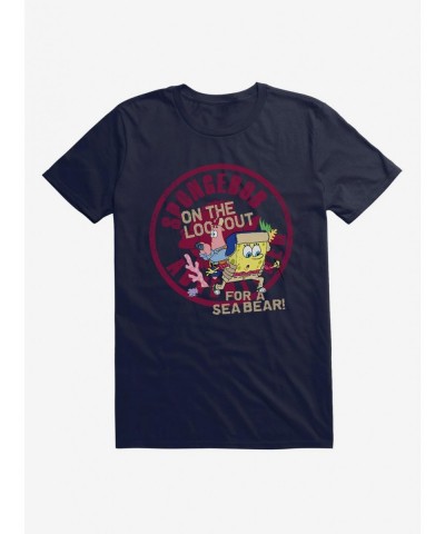 High Quality SpongeBob SquarePants Looking For A Seabear T-Shirt $8.99 T-Shirts