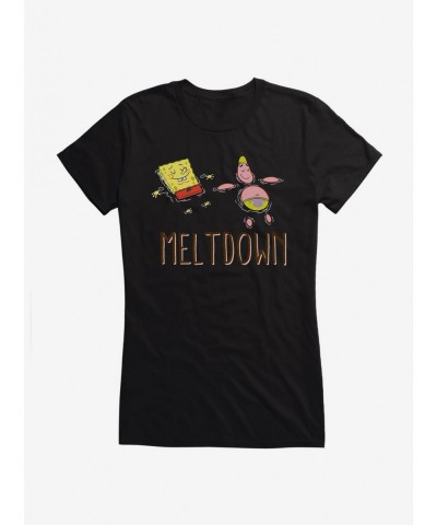 Hot Selling SpongeBob Meltdown Relax Girls T-Shirt $7.97 T-Shirts