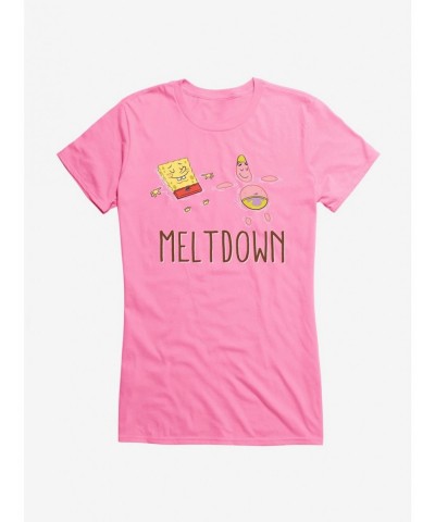 Hot Selling SpongeBob Meltdown Relax Girls T-Shirt $7.97 T-Shirts