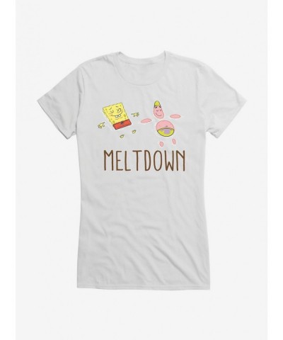 Hot Selling SpongeBob Meltdown Relax Girls T-Shirt $7.97 T-Shirts