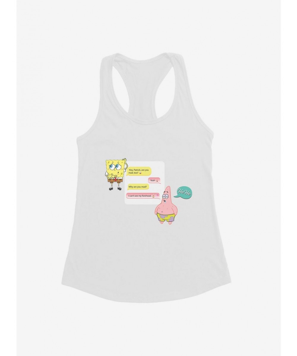 Bestselling SpongeBob SquarePants Can't See My Forehead Girls Tank $9.36 Tanks