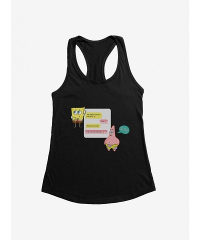 Bestselling SpongeBob SquarePants Can't See My Forehead Girls Tank $9.36 Tanks