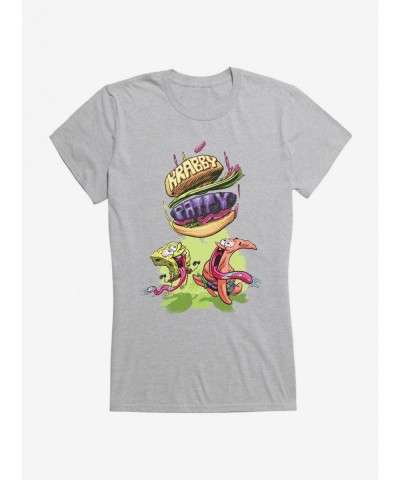 Fashion SpongeBob SquarePants Krabby Patty Dash Girls T-Shirt $9.76 T-Shirts