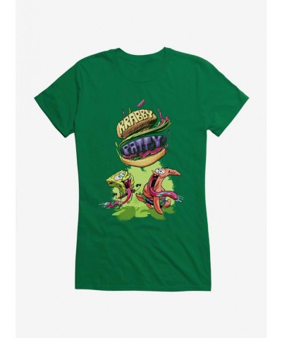 Fashion SpongeBob SquarePants Krabby Patty Dash Girls T-Shirt $9.76 T-Shirts