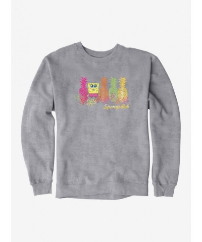 Premium SpongeBob SquarePants Pineapple Lineup Sweatshirt $10.04 Sweatshirts