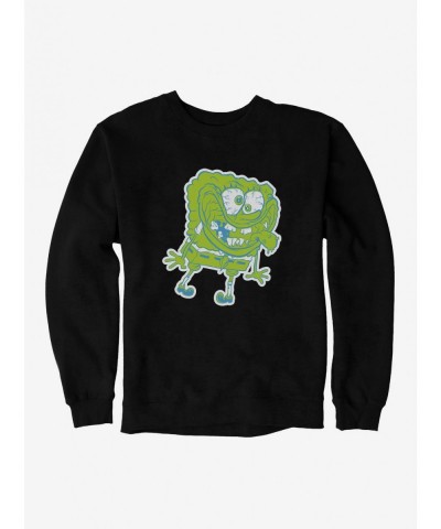 Absolute Discount SpongeBob SquarePants Zombie Sponge Smile Sweatshirt $14.46 Sweatshirts